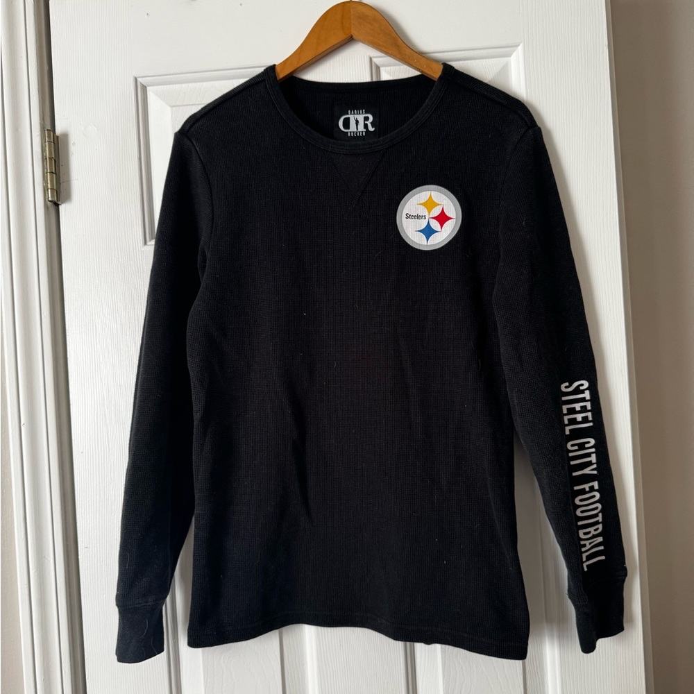 Darius Rucker Fanatics NFL Steelers Black Waffle-Knit Men's 0518